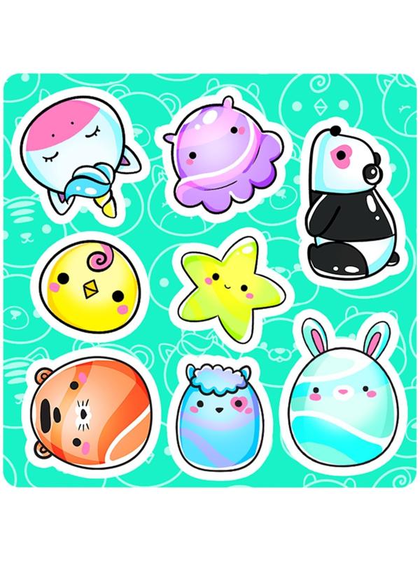 Игрушка-сюрприз «Мяк-жмяк: Единороги» с наклейками, МИКС