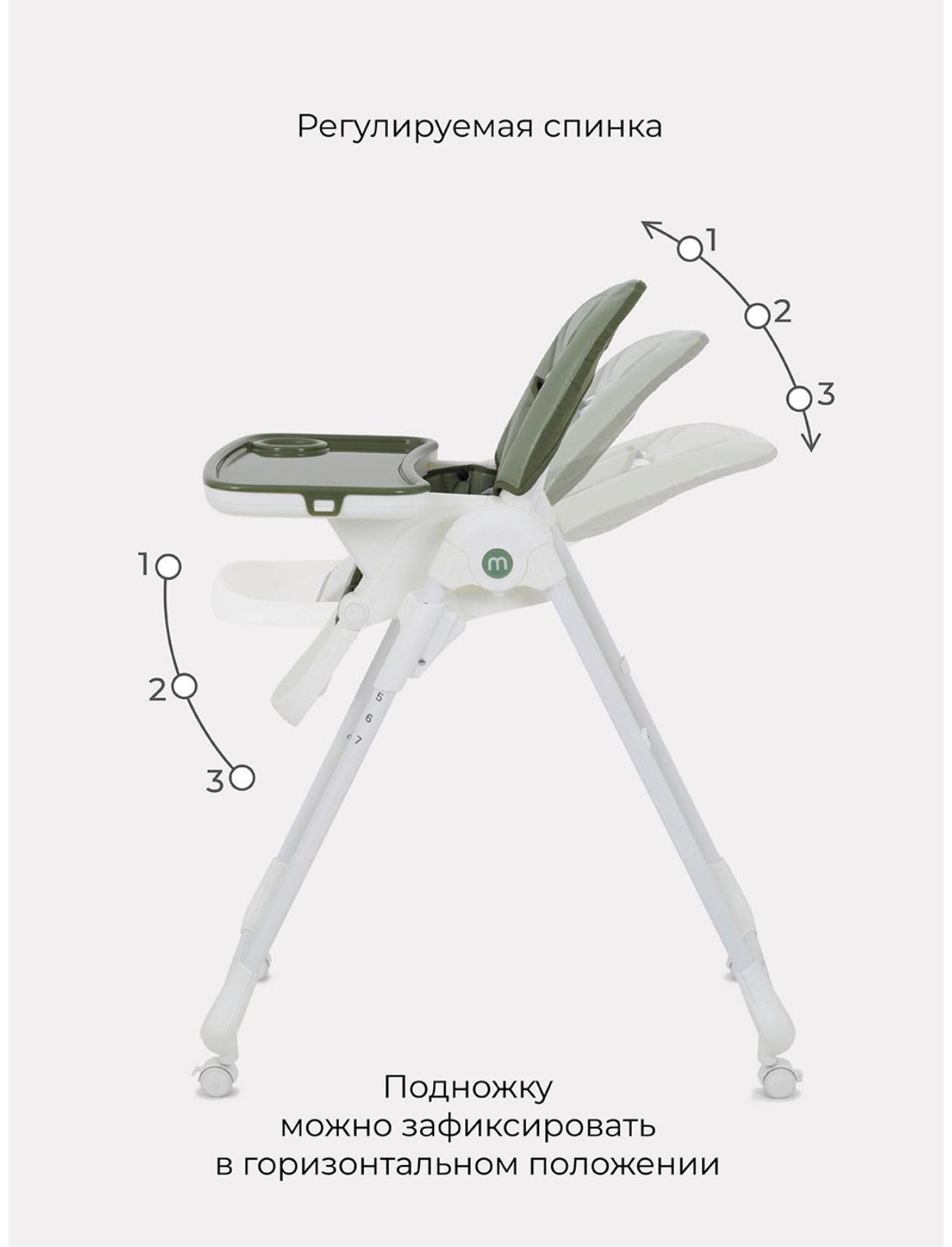 Стульчик для кормления Mowbaby Honey green