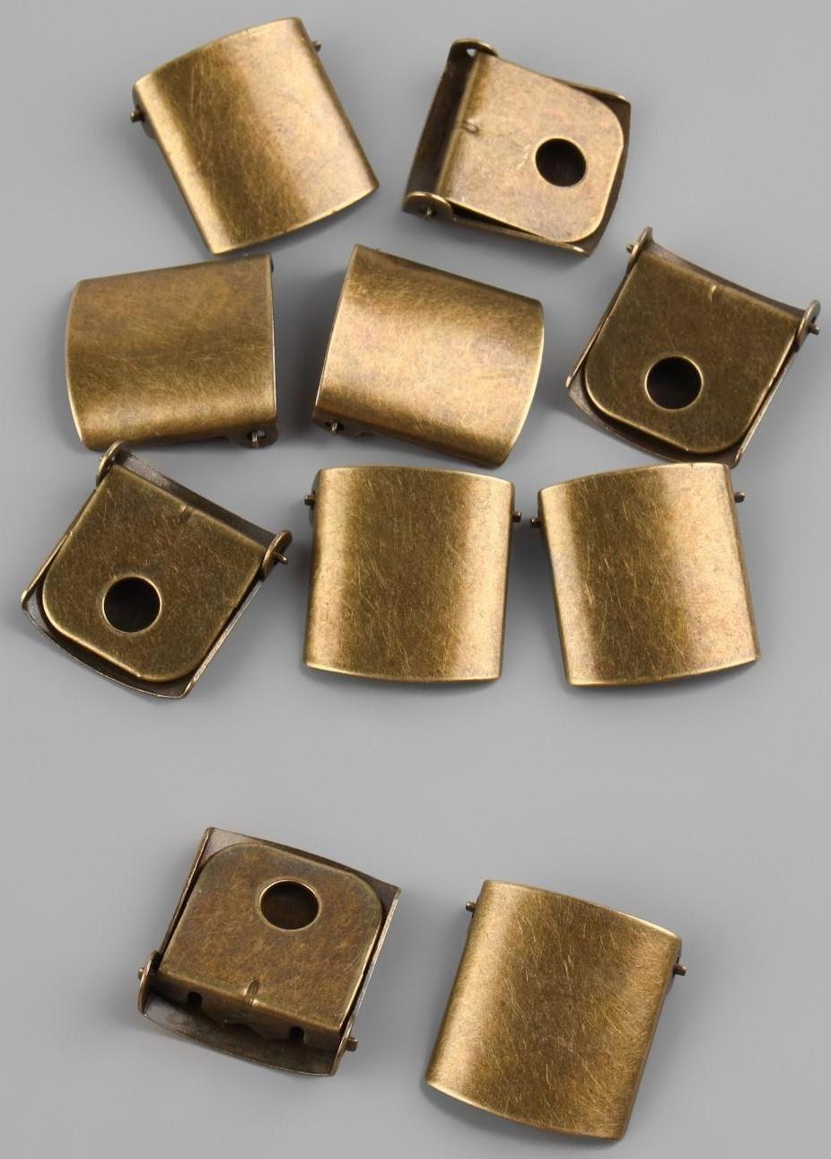 Застёжка для бейсболки, 21 × 20 см, цвет антик