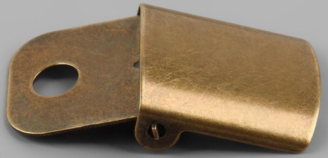 Застёжка для бейсболки, 21 × 20 см, цвет антик