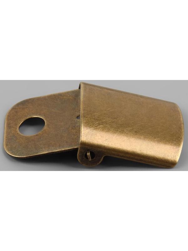 Застёжка для бейсболки, 21 × 20 см, цвет антик