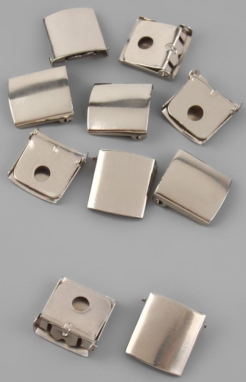 Застёжка для бейсболки, 21 × 20 см, цвет никель