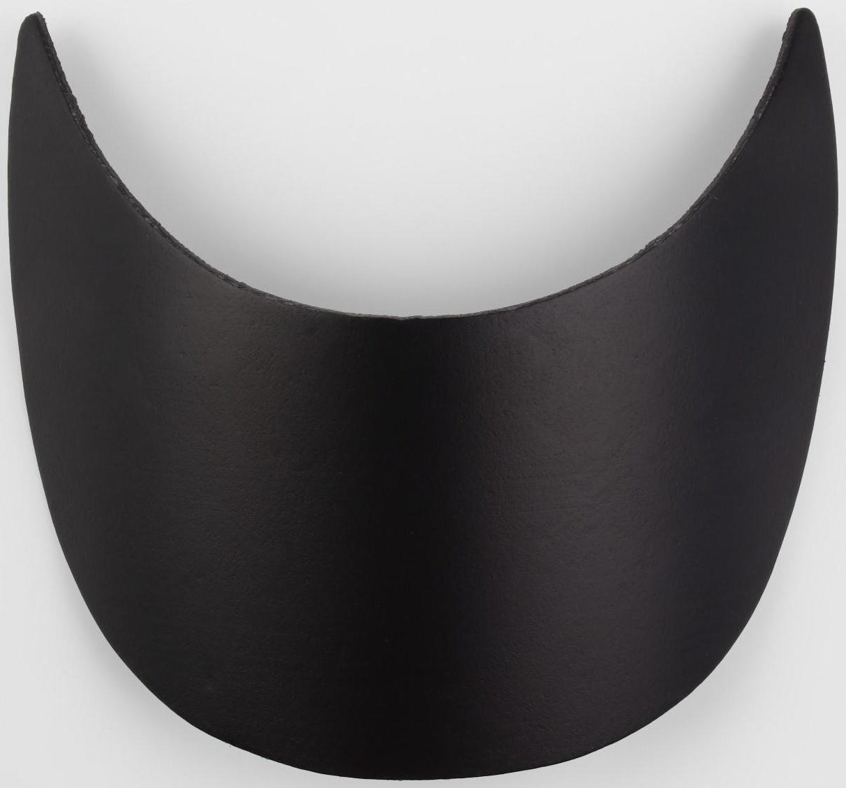 Козырёк для кепки, 7,5 × 18 × 5,5 см, цвет чёрный