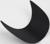 Козырёк для кепки, 7,5 × 18 × 5,5 см, цвет чёрный