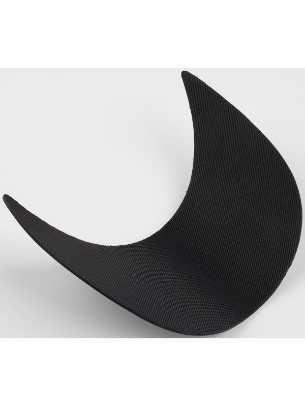 Козырёк для кепки, 7,5 × 18 × 5,5 см, цвет чёрный