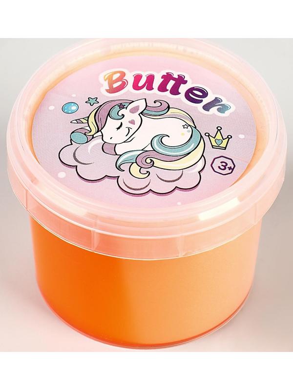 Слайм «Стекло», серия Butter, оранжевый цвет, 75 г