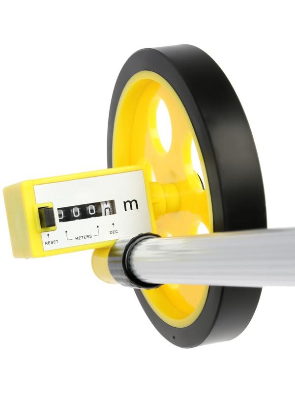 Измерительное колесо ТУНДРА, механическое, диаметр 142 мм, диапазон измерения 0-999.9 м