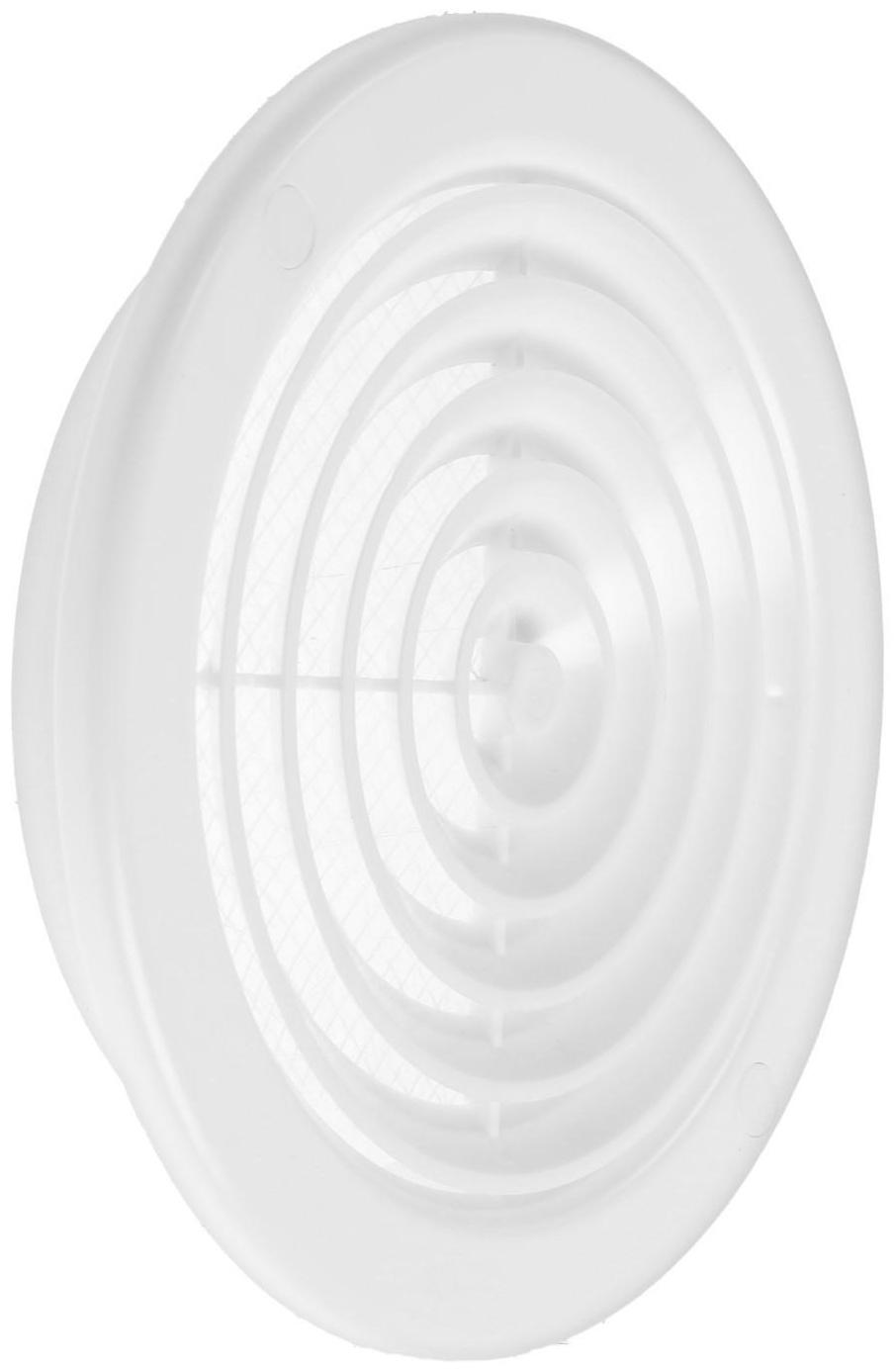 Диффузор ZEIN Люкс Л125ДФ, d=125/160 мм, с фланцем, неразъемный, пластик, белый