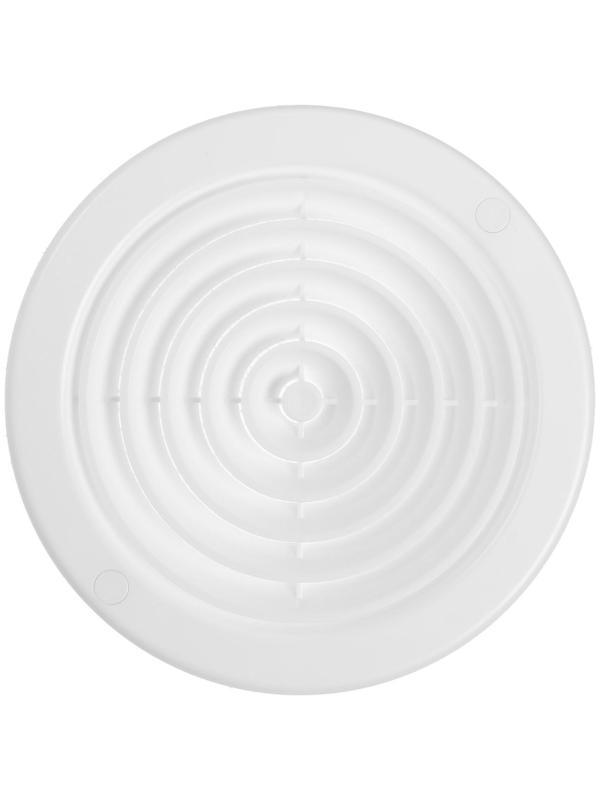 Диффузор ZEIN Люкс Л125ДФ, d=125/160 мм, с фланцем, неразъемный, пластик, белый