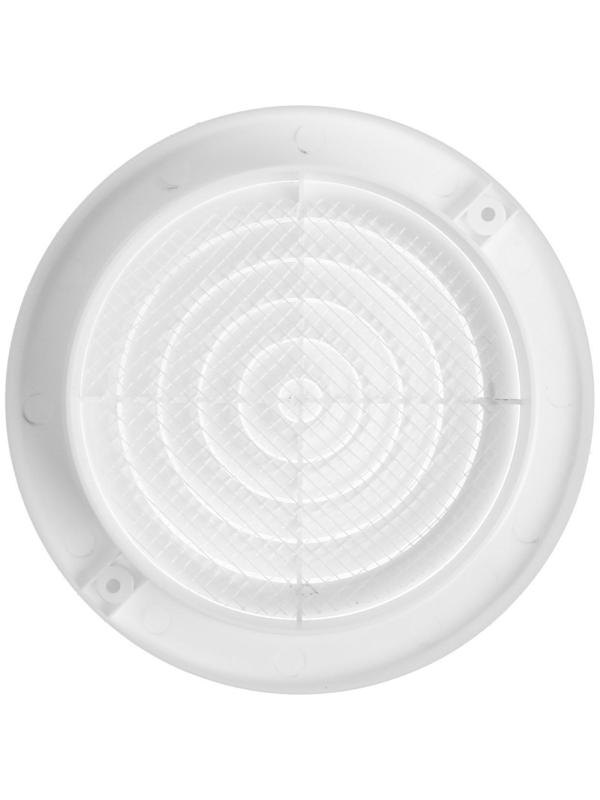 Диффузор ZEIN Люкс Л125ДФ, d=125/160 мм, с фланцем, неразъемный, пластик, белый