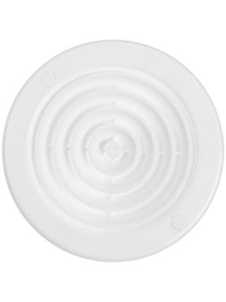 Диффузор ZEIN Люкс Л100ДФ, d=100/130 мм, с фланцем, неразъемный, пластик, белый