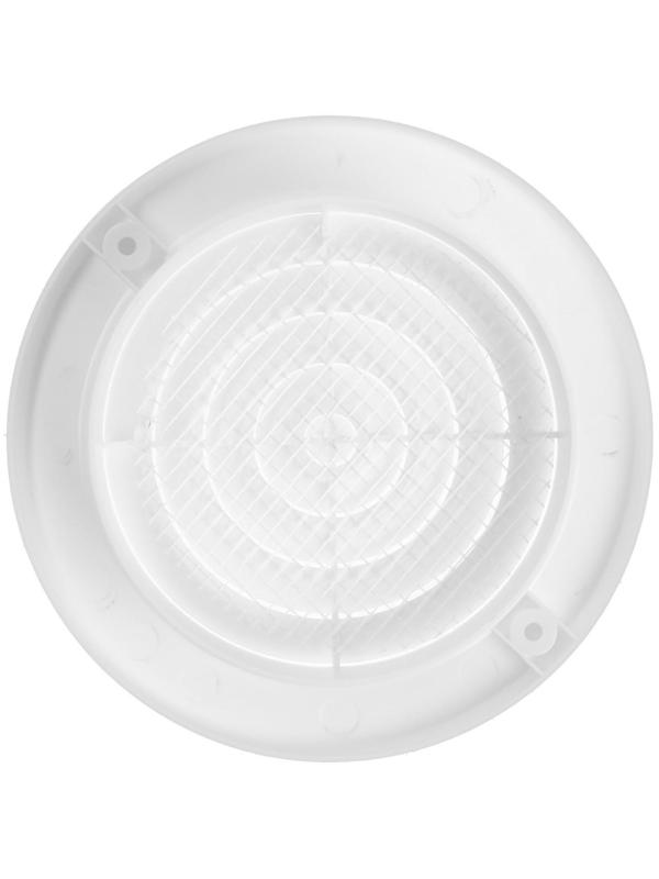 Диффузор ZEIN Люкс Л100ДФ, d=100/130 мм, с фланцем, неразъемный, пластик, белый