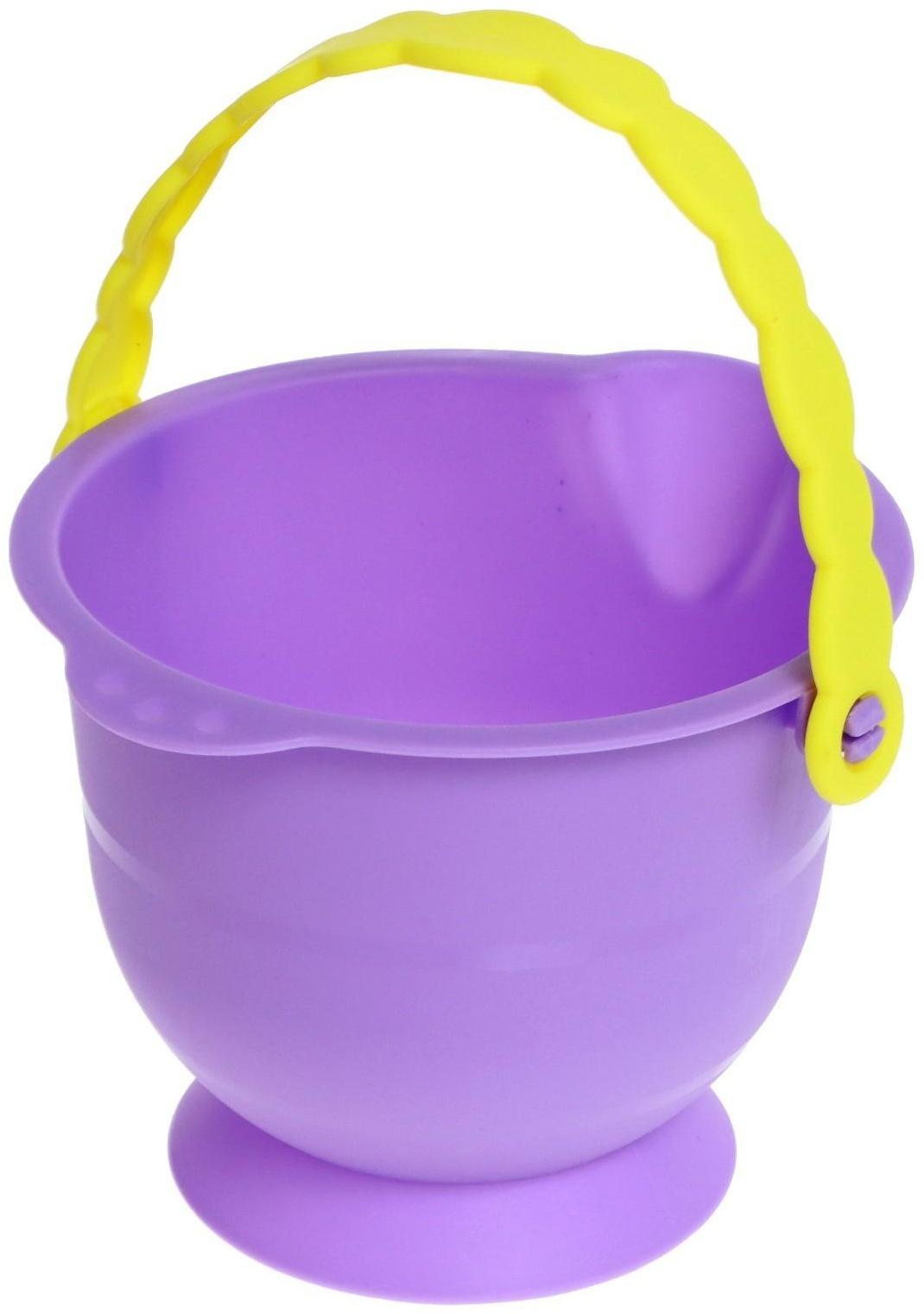 Песочный набор в сетке: ведёрко, лопатка, сито, кораблик, 2 формочки, МИКС