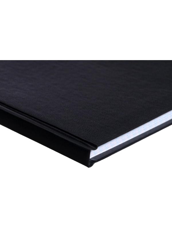 Книга учета, 96 листов, обложка бумвинил, блок ОФСЕТ, клетка, цвет черный