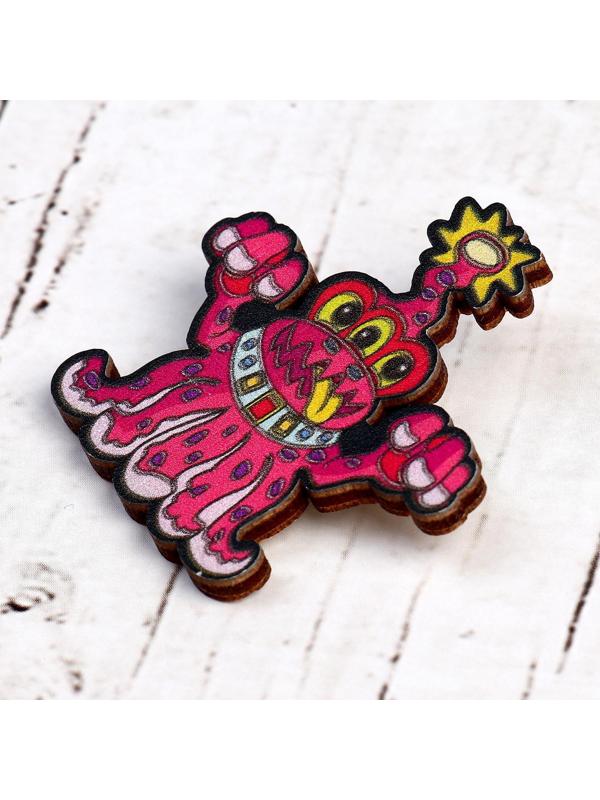 Деревянный значок «Осьми»