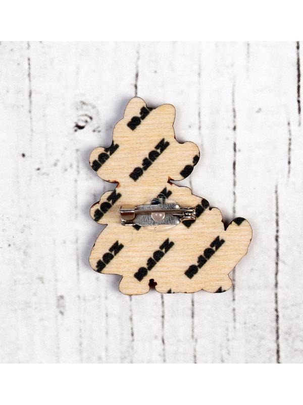 Деревянный значок «Мисс Пря»