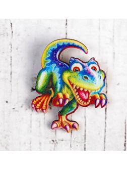 Деревянный значок «Тиранозавр»