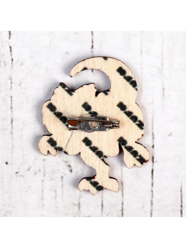 Деревянный значок «Тиранозавр»