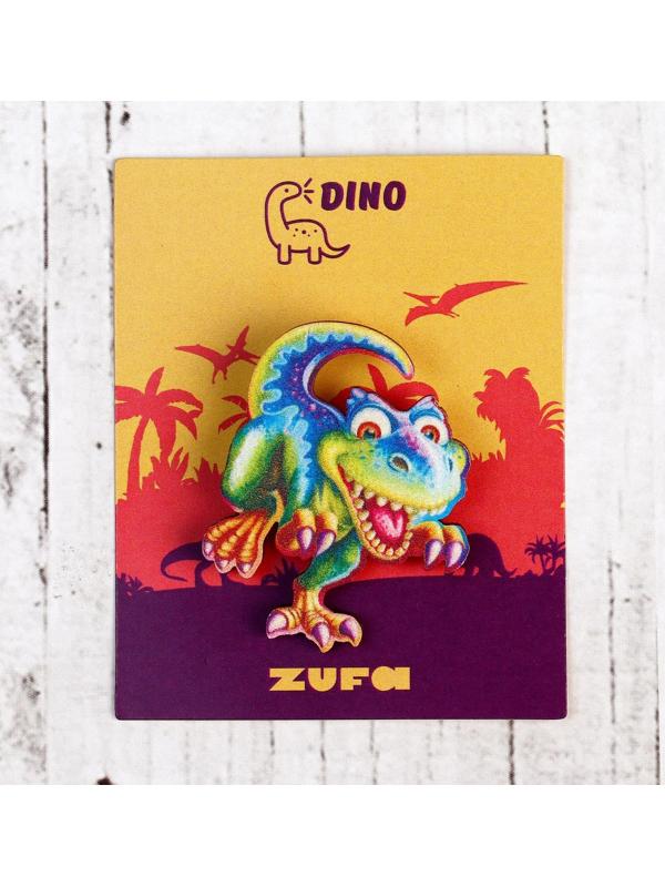 Деревянный значок «Тиранозавр»