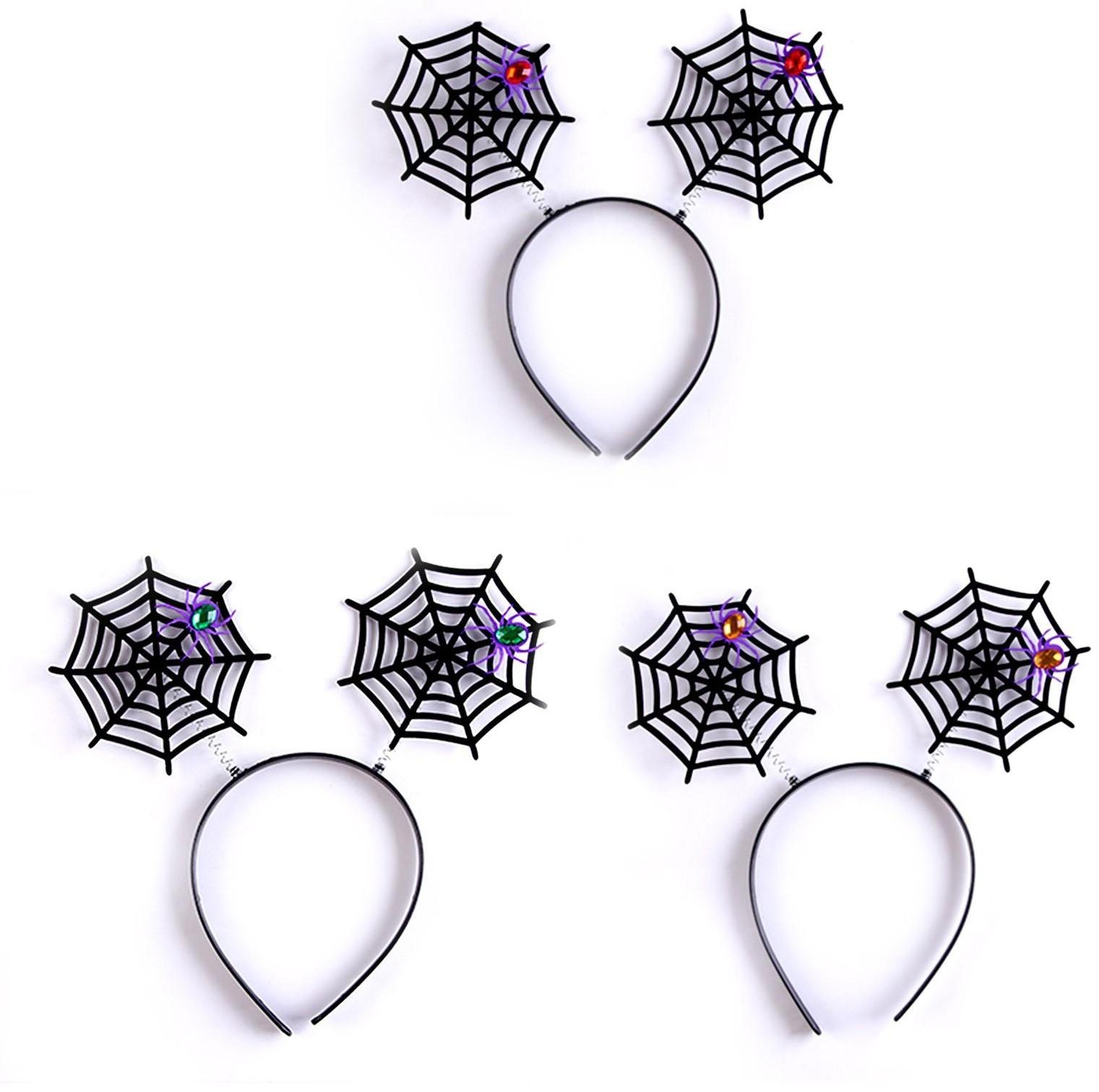 Карнавальный ободок «Паутина» на пружинках, МИКС