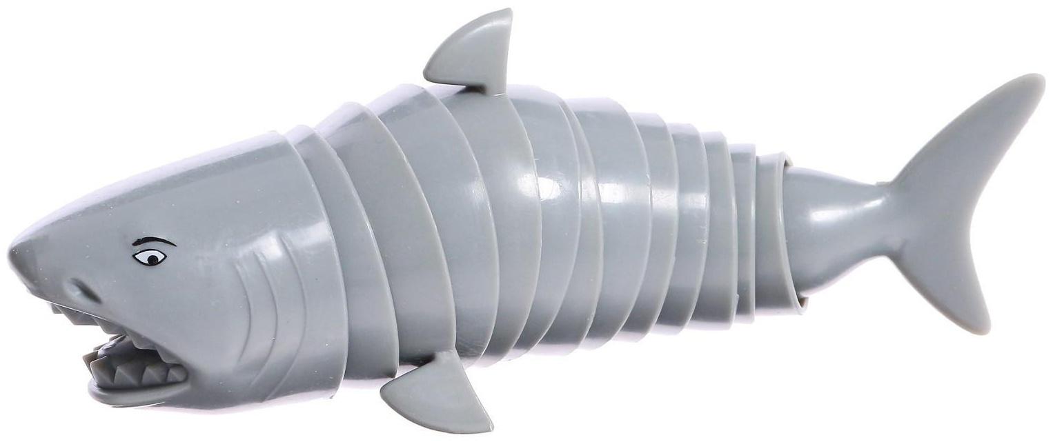 Игрушка «Гремушка. Акула», 20,5 × 6 см, цвета МИКС