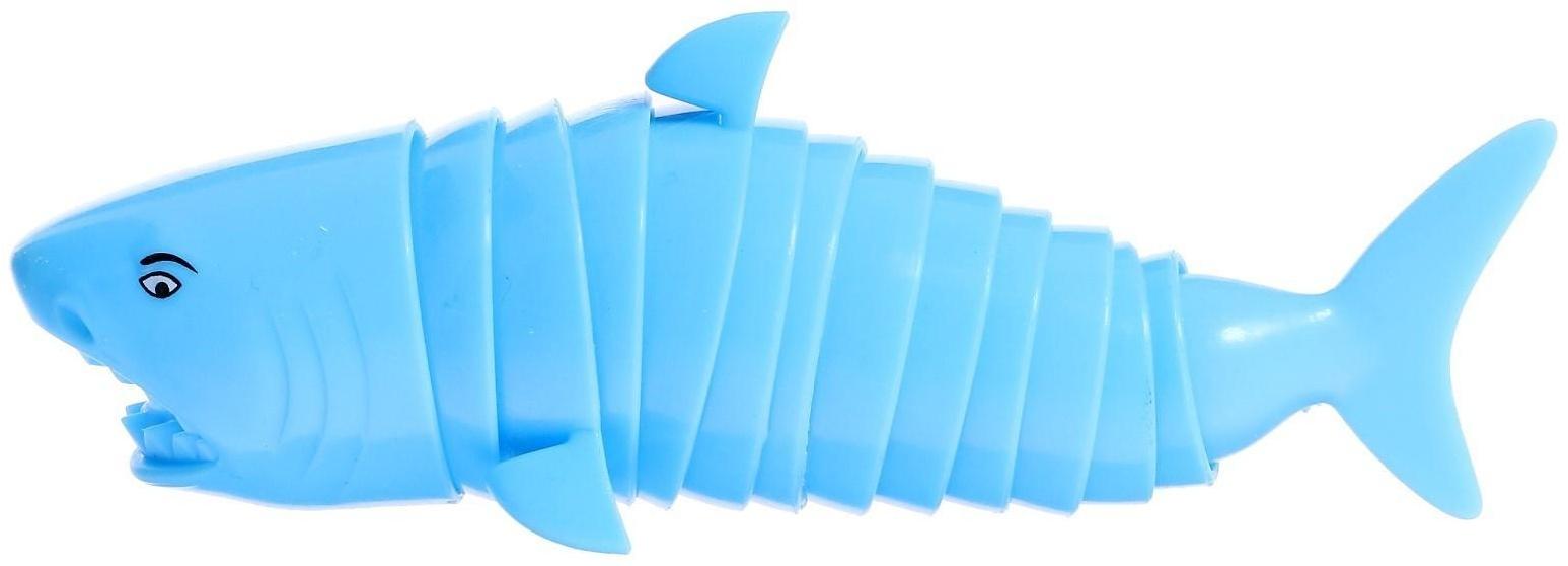 Игрушка «Гремушка. Акула», 20,5 × 6 см, цвета МИКС