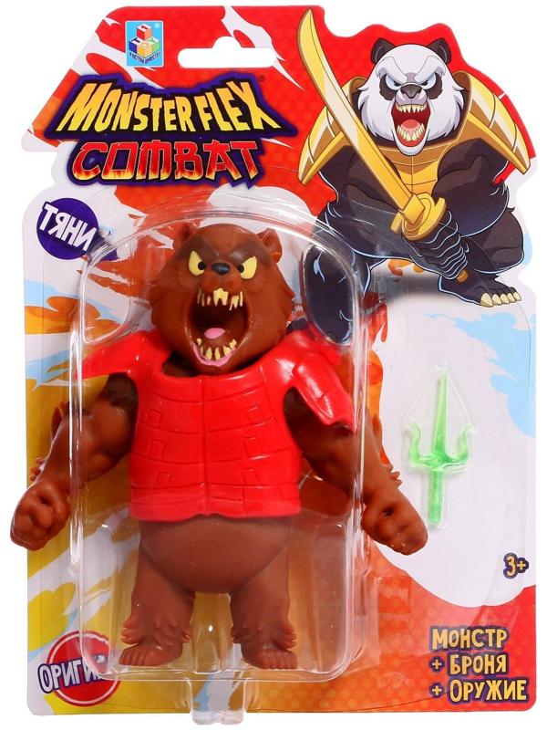 Тянущаяся фигурка Monster flex Combat, в броне и с оружием, 15 см, 16 видов, МИКС