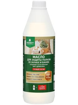 Масло для защиты полков Prosept sauna ol, в саунах и банях, готовый  состав, 1 л