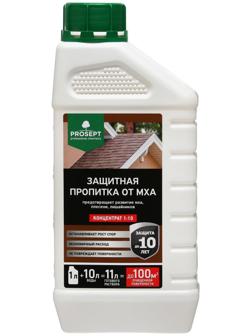 Защитная пропитка от мха,концентрат 1:10, 1 л