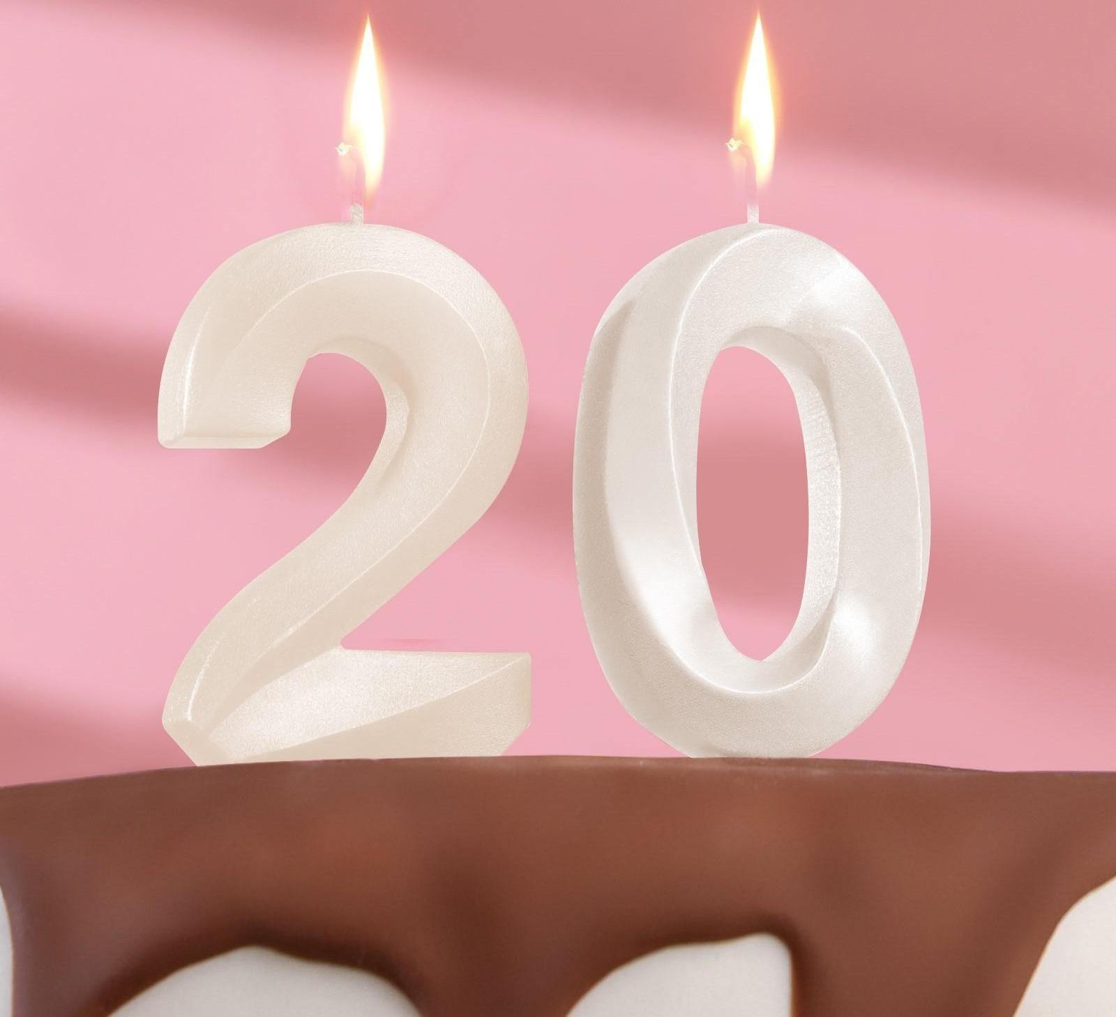 Свеча в торт юбилейная 