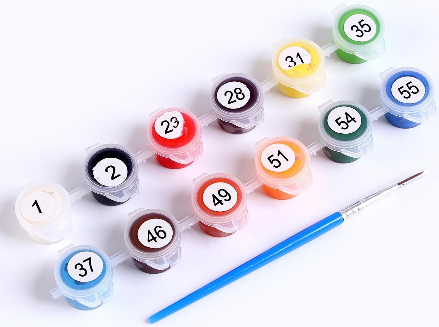 Набор для творчества «Картина по номерам. Собачка» 21,5 × 1,5 × 32 см