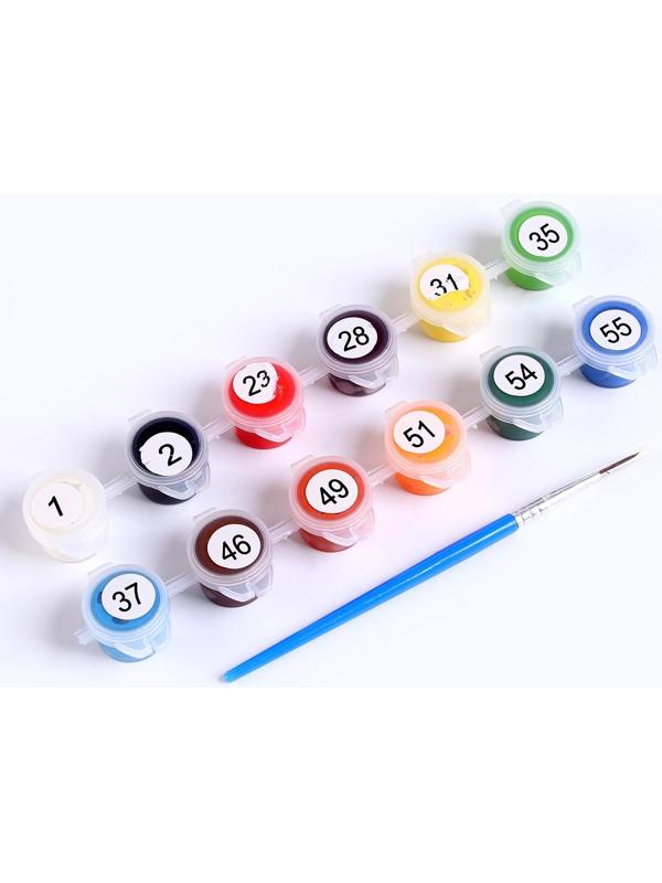 Набор для творчества «Картина по номерам. Собачка» 21,5 × 1,5 × 32 см