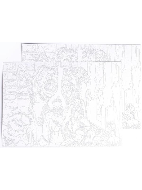Набор для творчества «Картина по номерам. Собачка» 21,5 × 1,5 × 32 см
