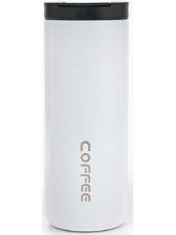 Термокружка, серия: Coffee, 500 мл, сохраняет тепло 8 ч, белая