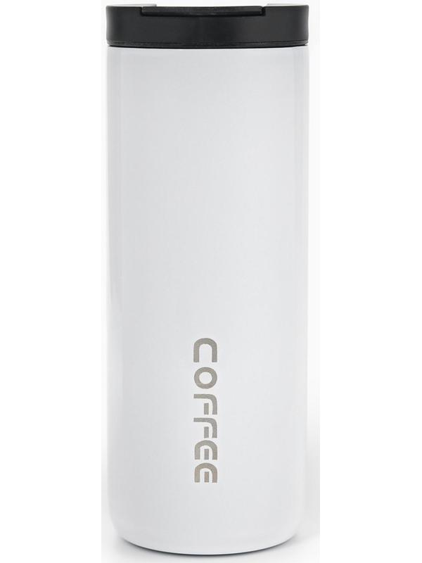 Термокружка, серия: Coffee, 500 мл, сохраняет тепло 8 ч, белая