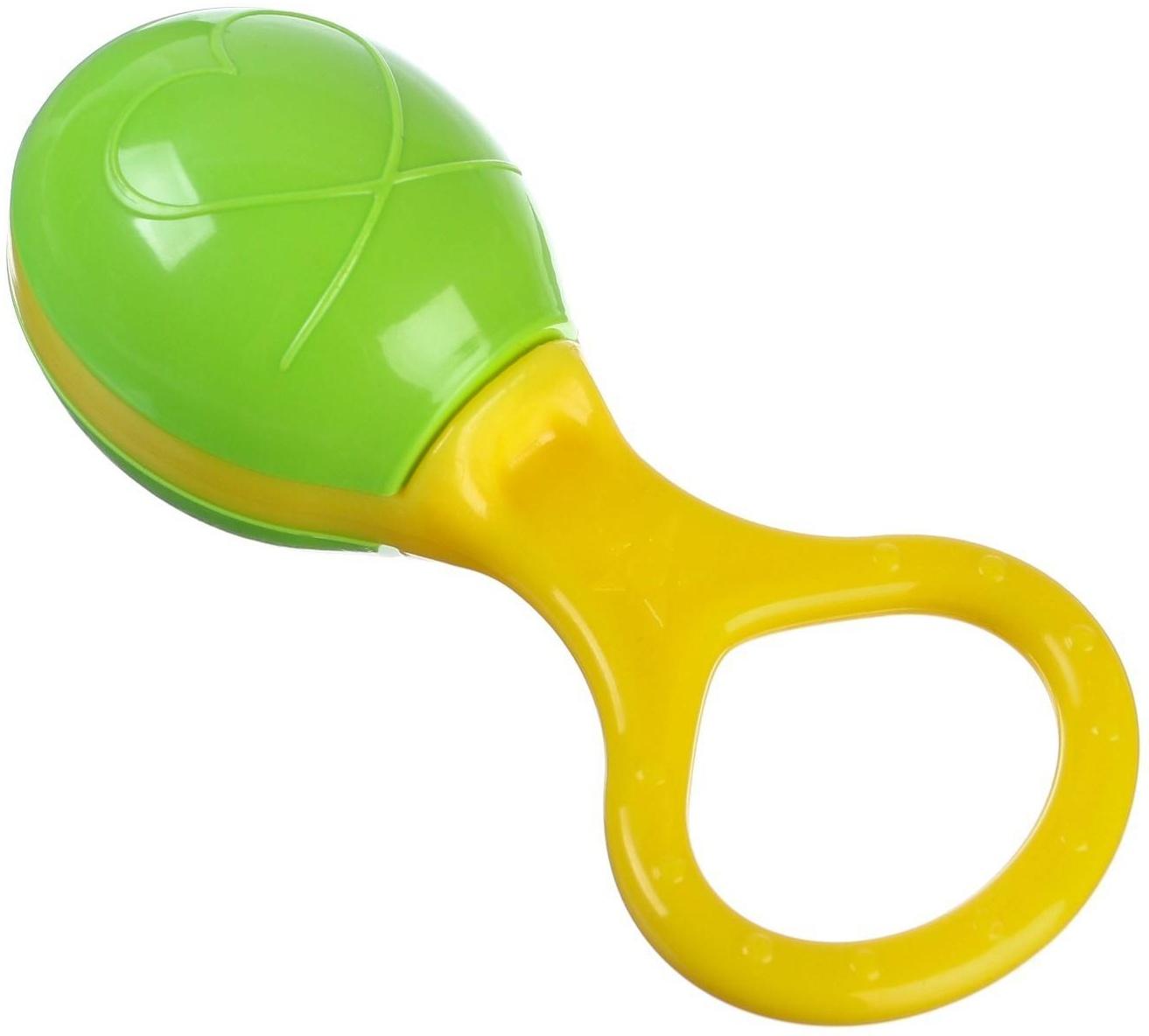 Погремушка «Маракас с кольцом», цвет МИКС