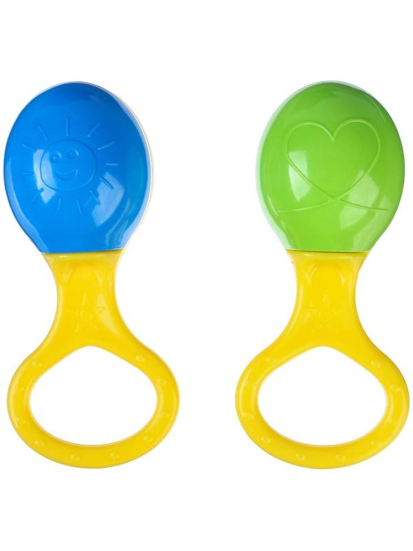 Погремушка «Маракас с кольцом», цвет МИКС