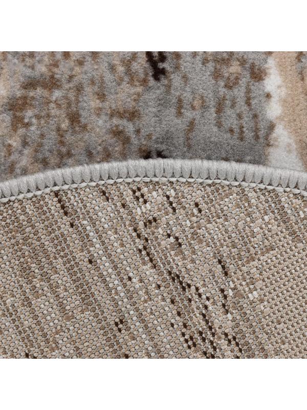 Ковер овальный, размер 80х150 см ПП 100%, джут