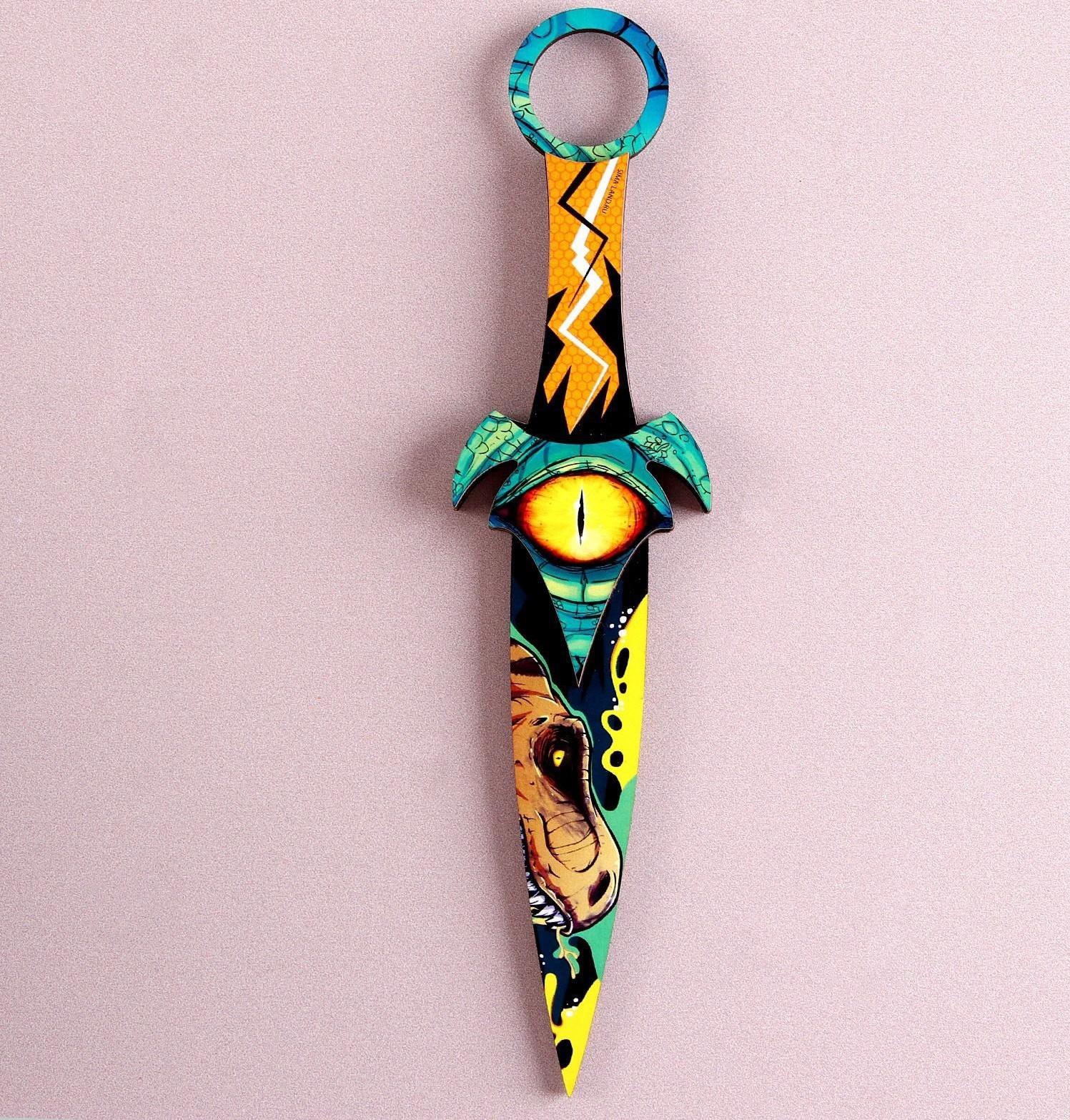 Модель из дерева «Кинжал», драконий глаз