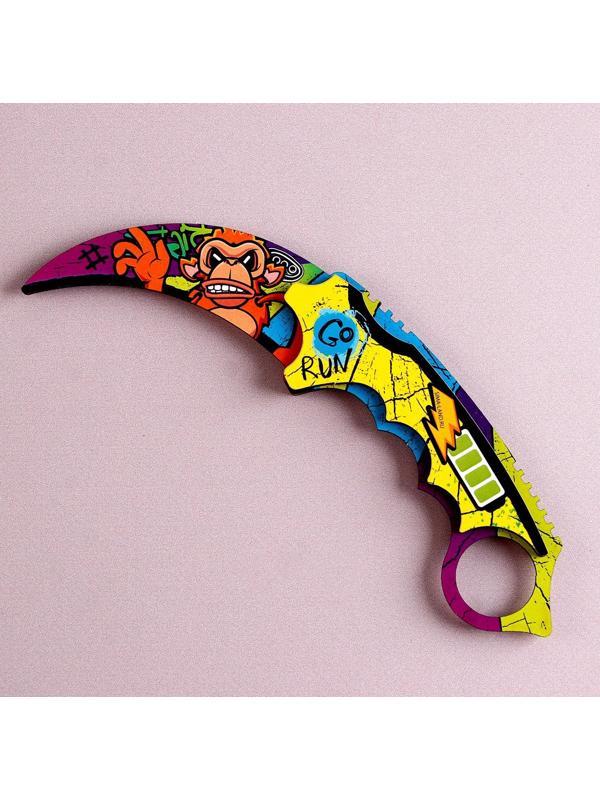 Модель из дерева «Керамбит», мартышка