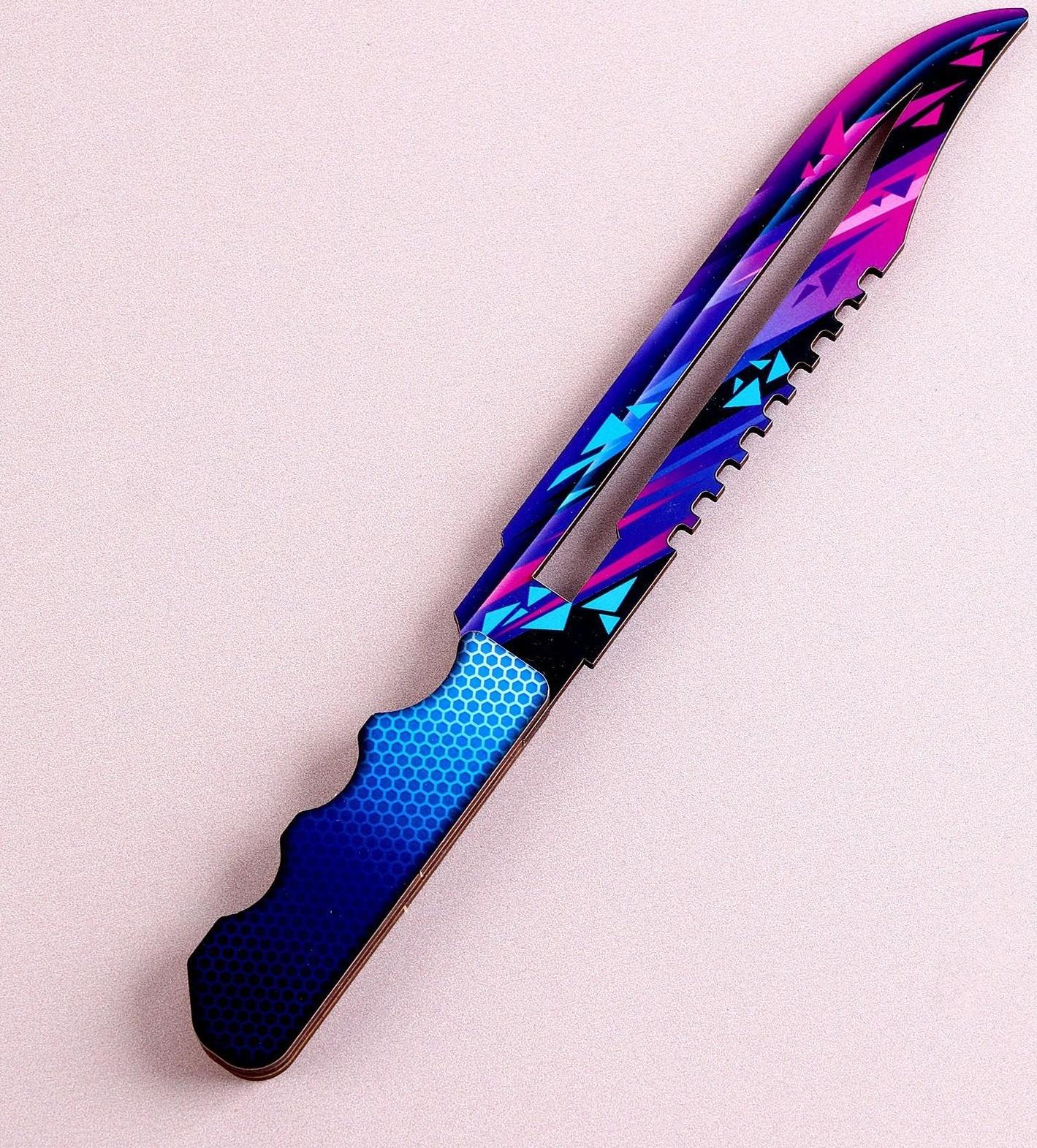 Модель из дерева «Нож», фиолетовый