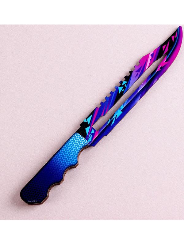 Модель из дерева «Нож», фиолетовый