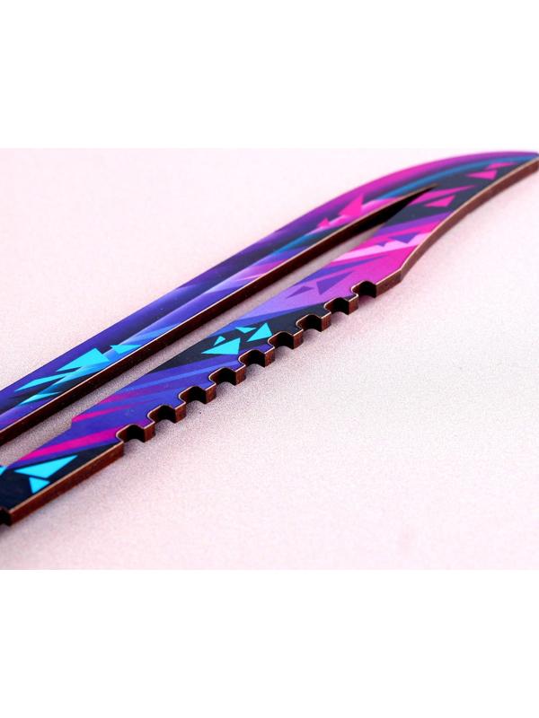 Модель из дерева «Нож», фиолетовый