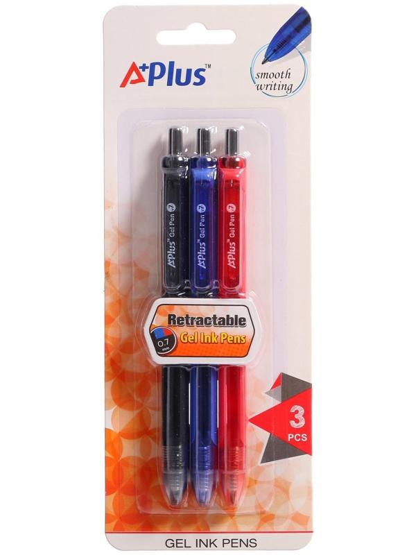 Набор гелевых цветных автоматических ручек 0,7 мм BEIFA 