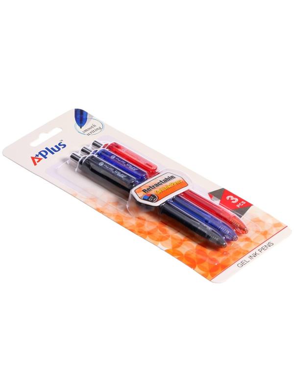 Набор гелевых цветных автоматических ручек 0,7 мм BEIFA 