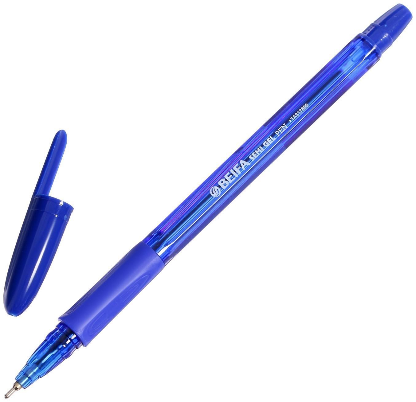 Ручка шариковая Beifa узел 0,7мм , синие чернила, пластиковый корпус