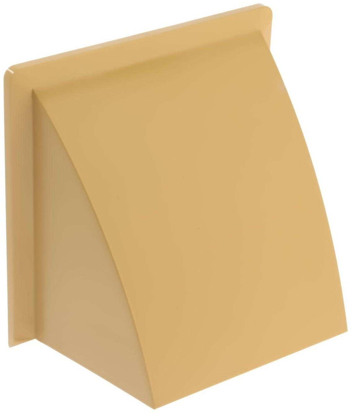 Выход стенной ZEIN, 170 х 170 мм, d=100 мм, с обратным клапаном, бежевый