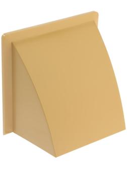 Выход стенной ZEIN, 170 х 170 мм, d=100 мм, с обратным клапаном, бежевый