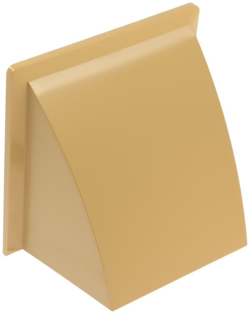 Выход стенной ZEIN, 170 х 170 мм, d=125 мм, с обратным клапаном, бежевый