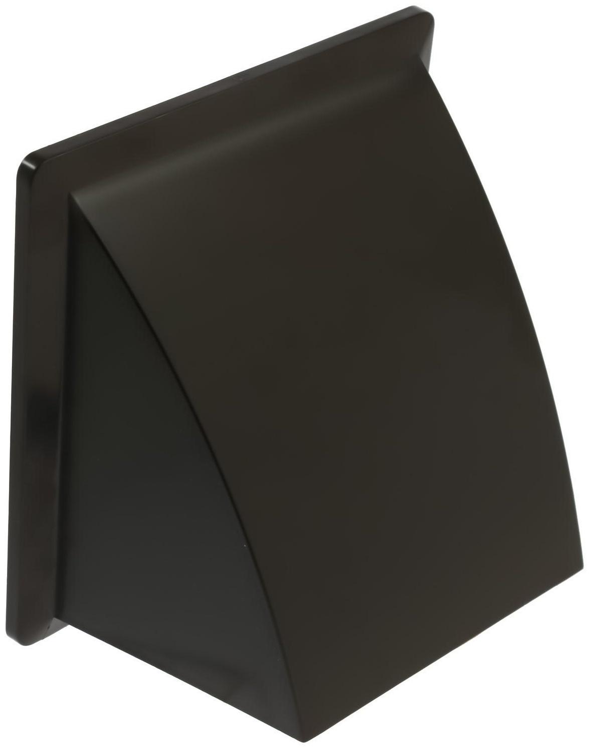 Выход стенной ZEIN, 170 х 170 мм, d=125 мм, с обратным клапаном, коричневый